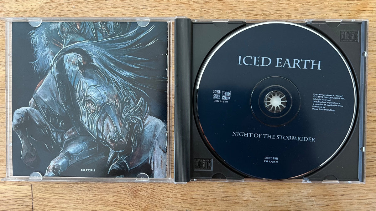 Iced Earth - Night Of The Stormrider / CD - US-Press. 1992 - (VG+/M-)