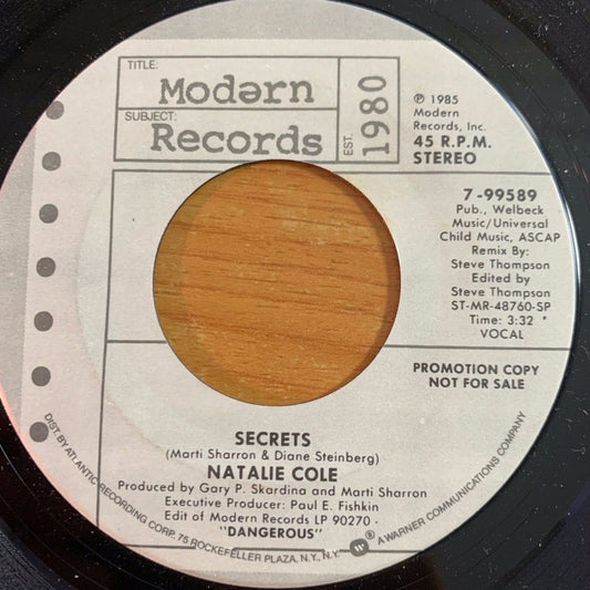 Natalie Cole - Secrets / US-Promo 1985 - (M-/Neutral)
