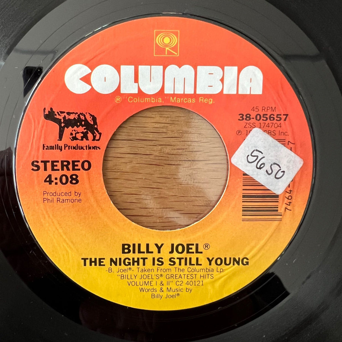 Billy Joel - The Night Is Still Young / 1st US Press. 1985 - (M-/M-)