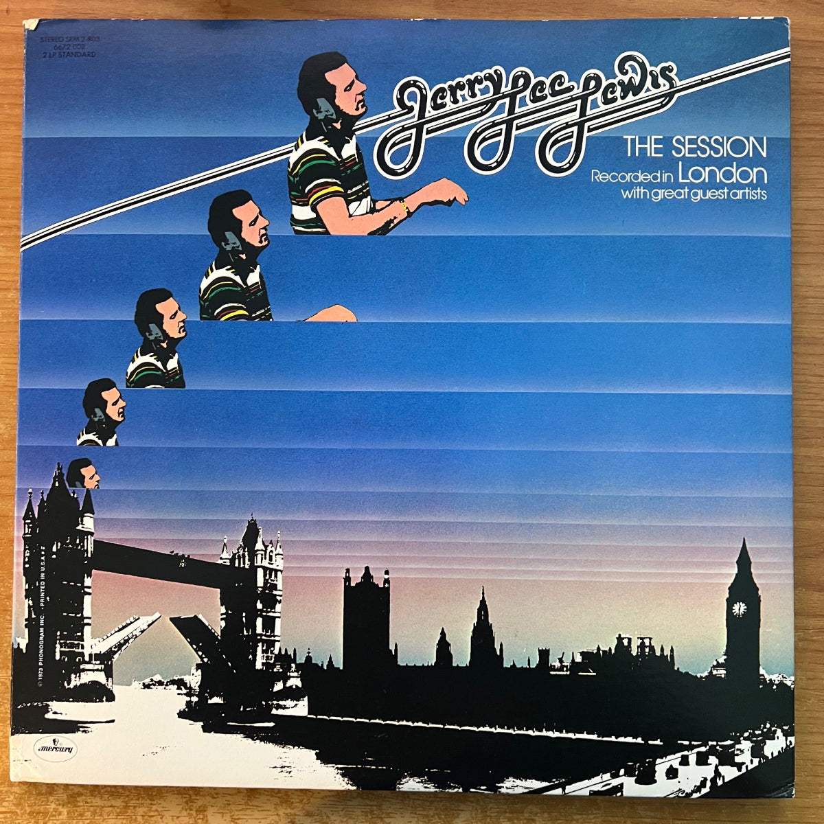 Jerry Lee Lewis -The Session Recorded In London With Great Guest / 2 LP - 1.UK-Press. 1973 - (M-/VG++)