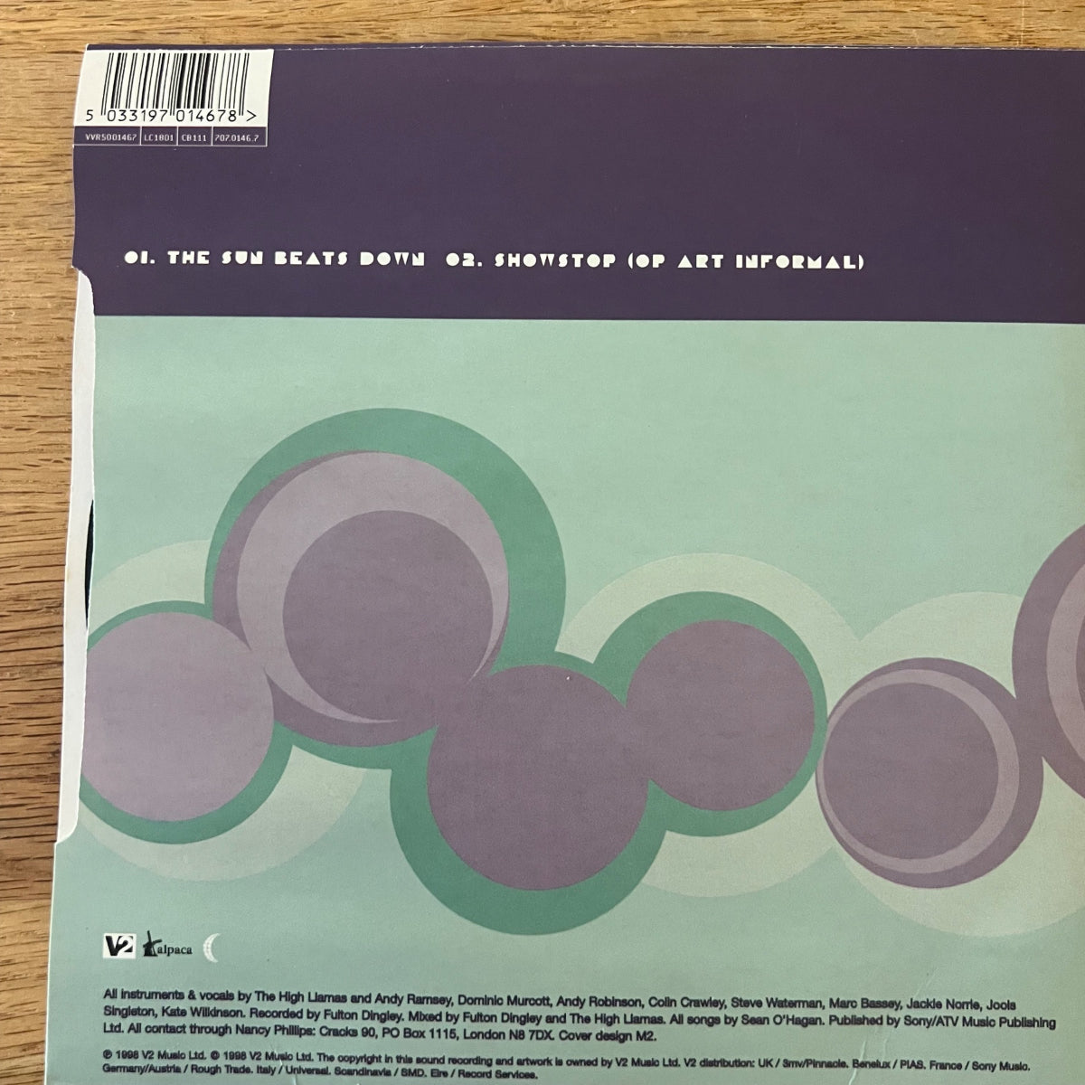High Llamas - The Sun Beats Down / 1. UK-Press. 1998 - (M-/VG++)