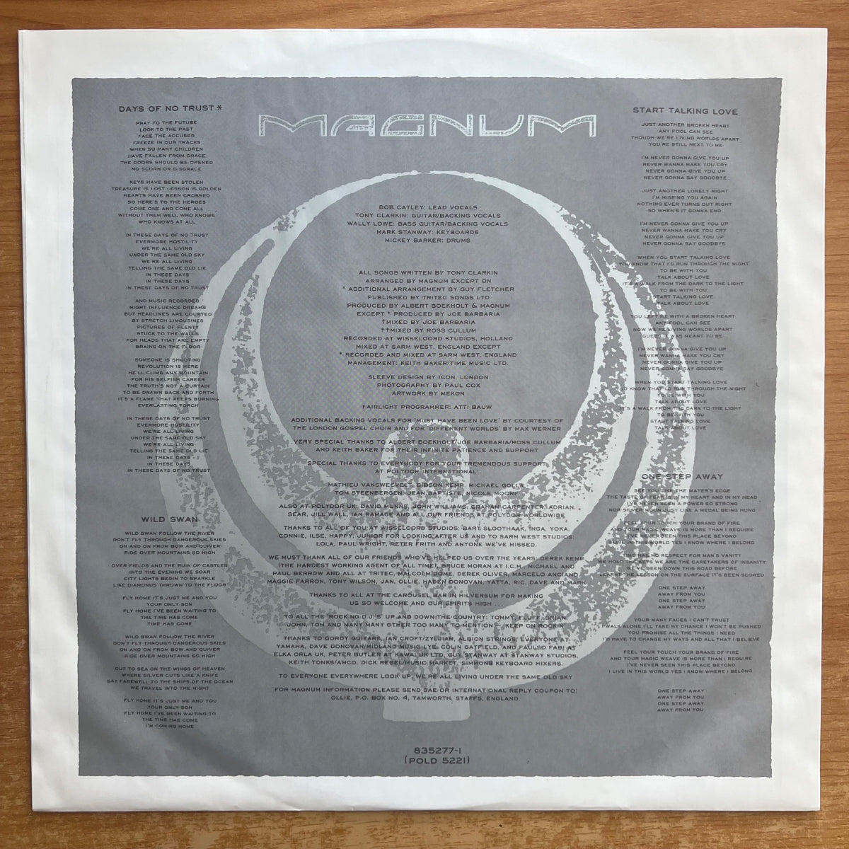 Magnum - Wings Of Heaven / 1. NL-Press. 1988 - (M-/M-)