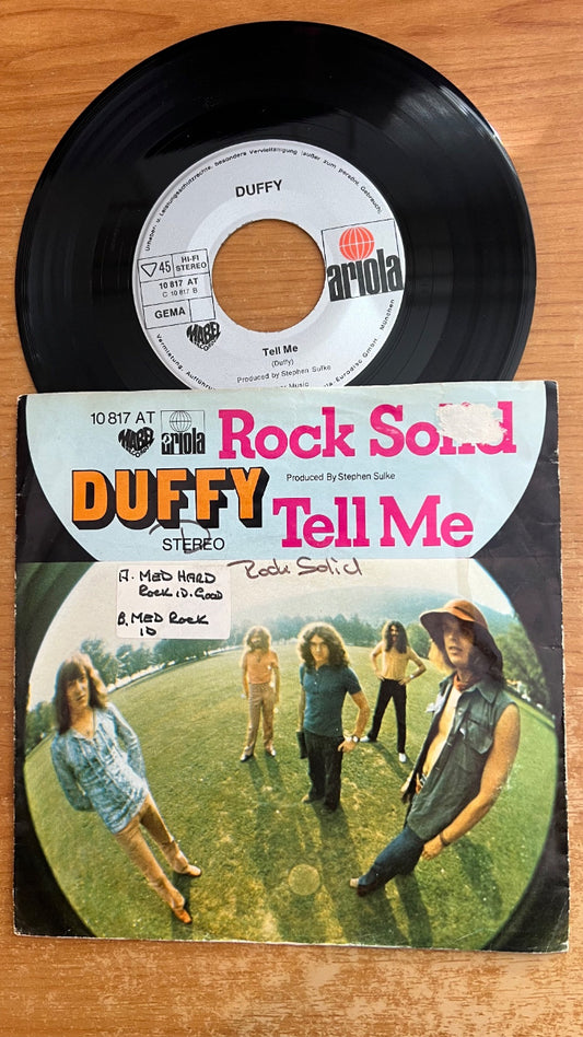 Duffy - Rock Solid / 1. D-Press. 1973 - (VG+/VG)