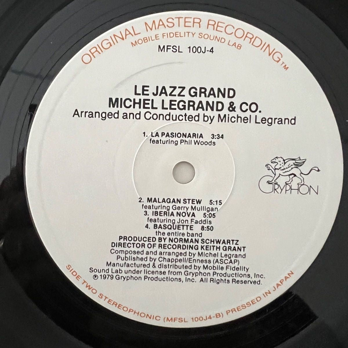 Michel Legrand & Co - Le Jazz Grand / Audiophile MFSL 1979 - (M-/VG++)