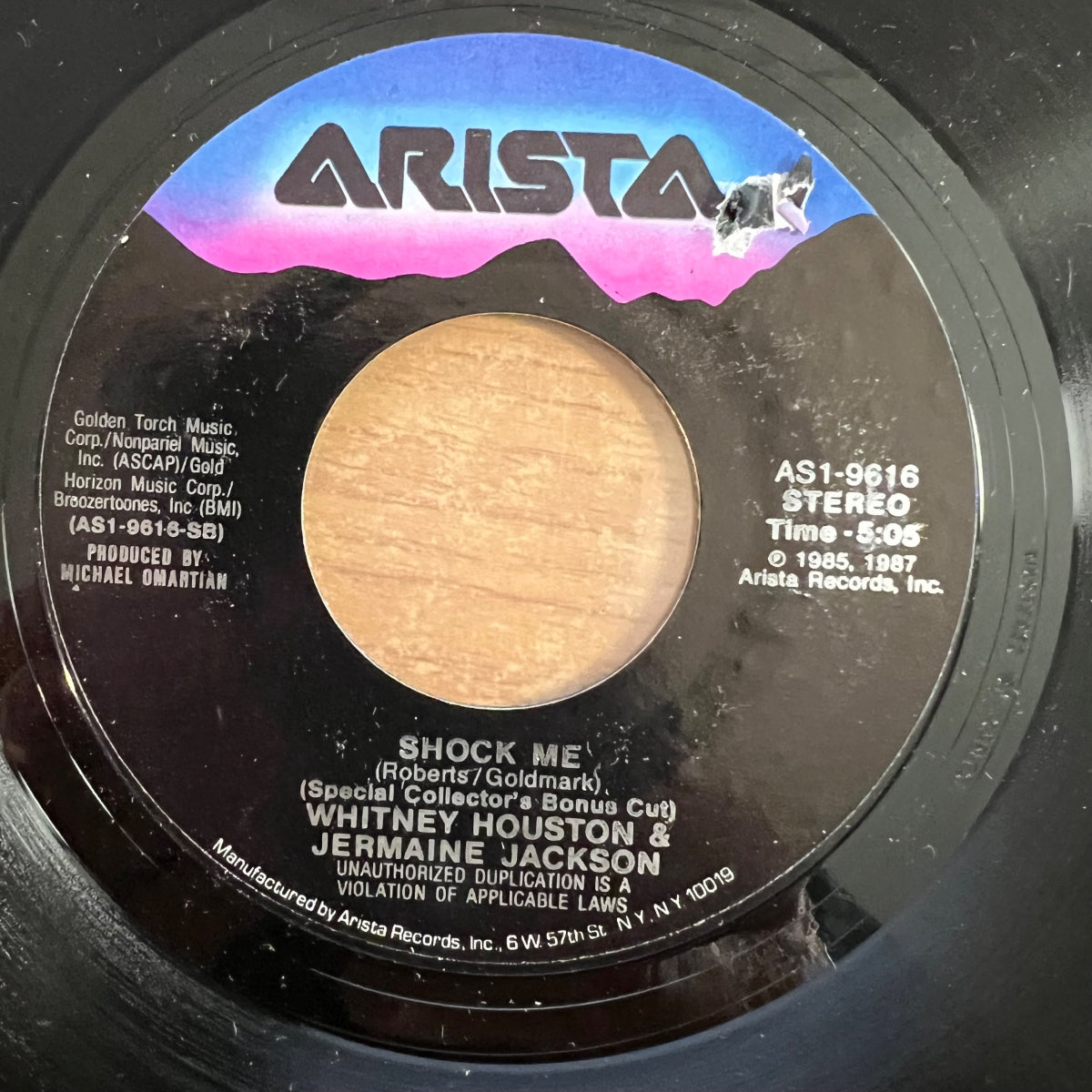 Whitney Houston - Didn't We Almost Have It All / 1er pressage US 1987 - (VG++/M-)