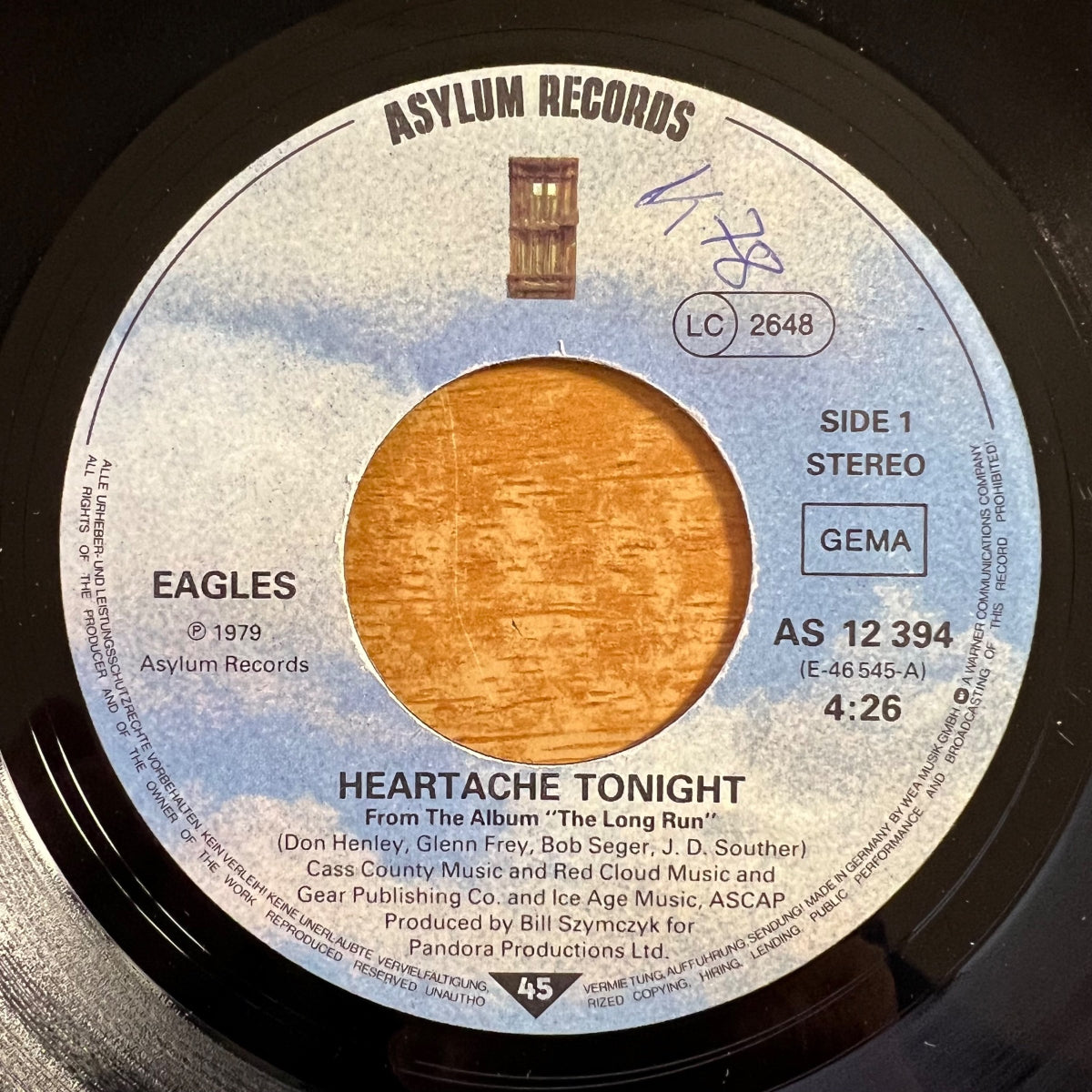 Eagles - Heartache Tonight / 1. D-Press. 1979 - (VG++/VG+)
