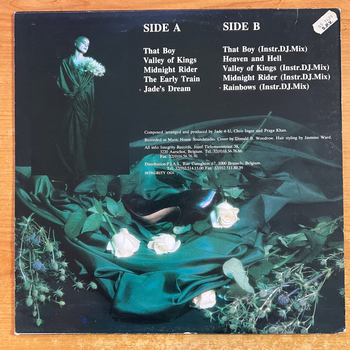 Jade 4 U - Jade's Dream / 1. Belgien-Press. 1988 - (M-/VG++)