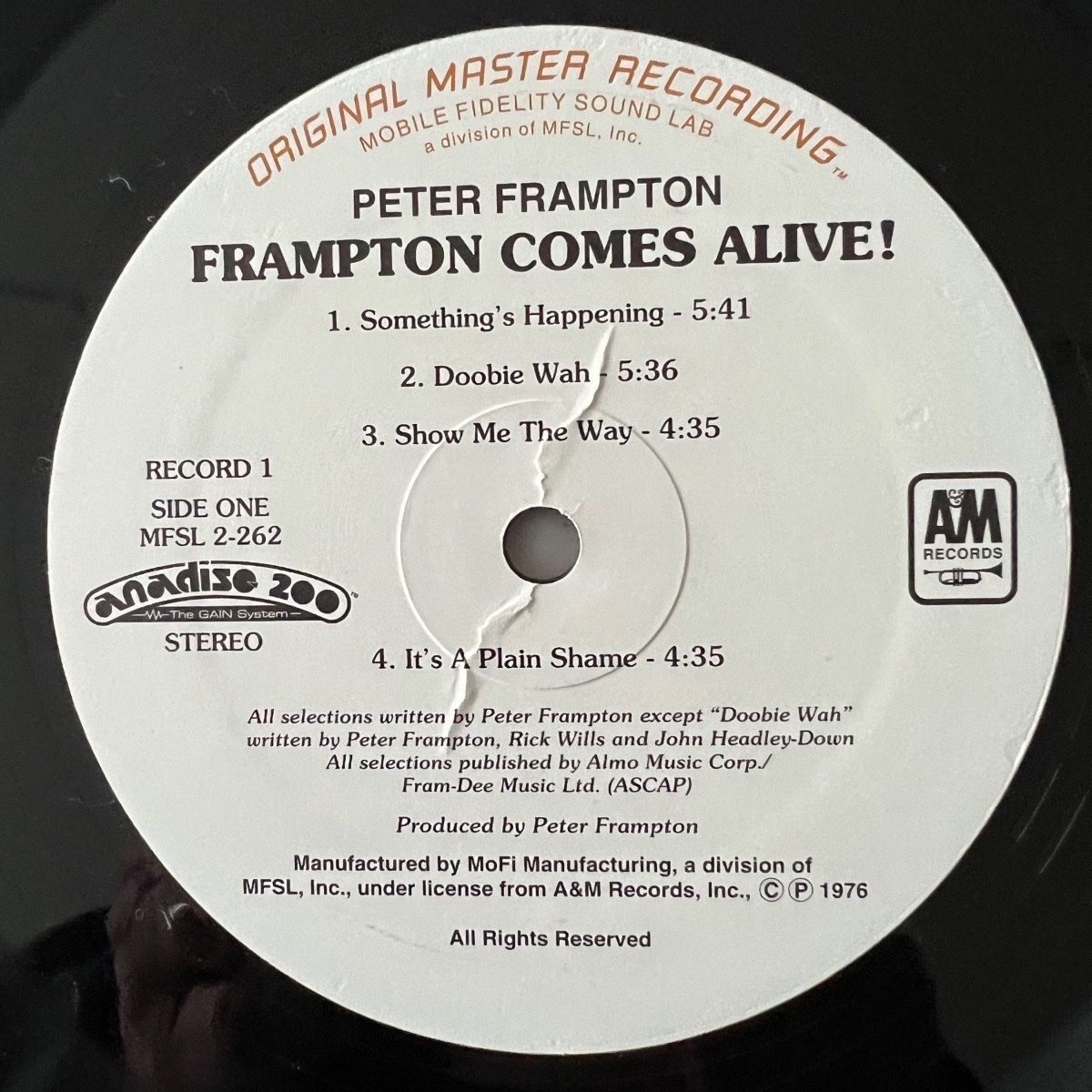 Peter Frampton - Comes Alive / Audiophile MFSL-Press. 1996 - (M-/M-)