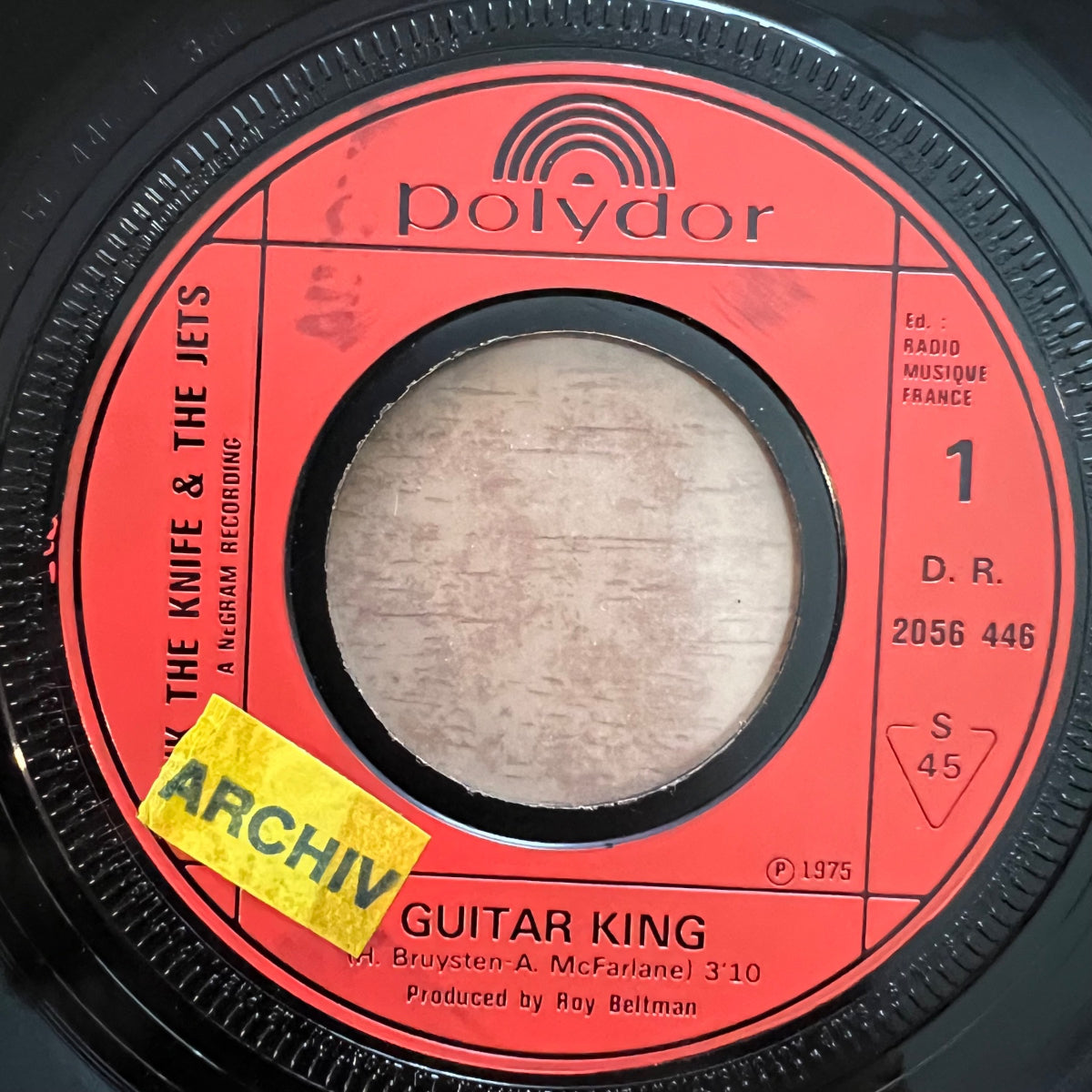 Hank The Knife & The Jets - Guitar King / 1. France-Press. 1975 - (M-/VG+)
