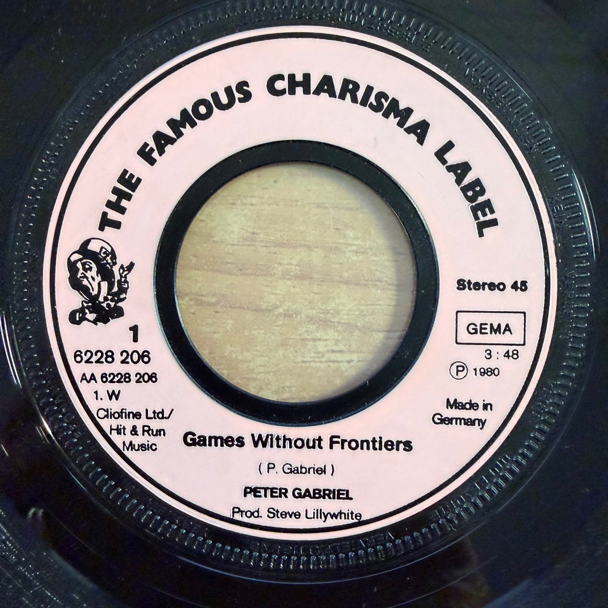 Peter Gabriel - Games Without Frontiers / 1. D-Press. 1980 - (VG+/VG++)