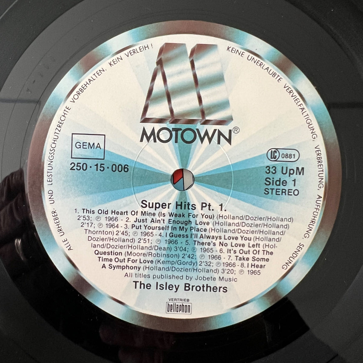 Isley Brothers - Super Hits Pt. 1 / 1. D-Press. 198? - (M-/VG+)