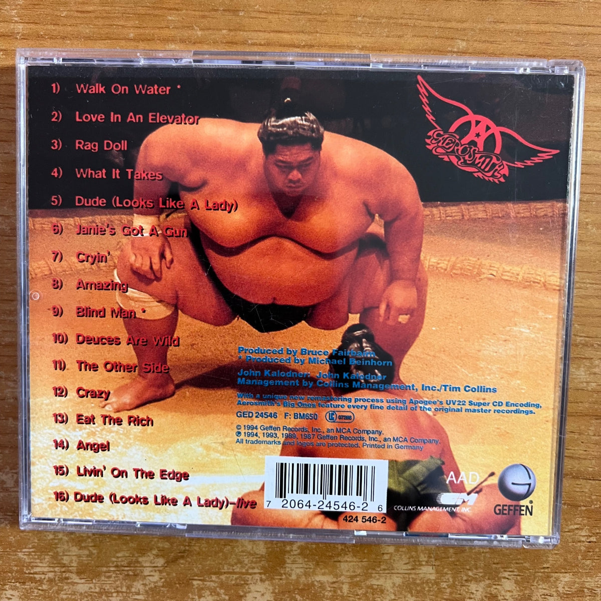 Aerosmith - Big Ons - 7 CD - 1. D-Press. 1994 - (M-/M-)