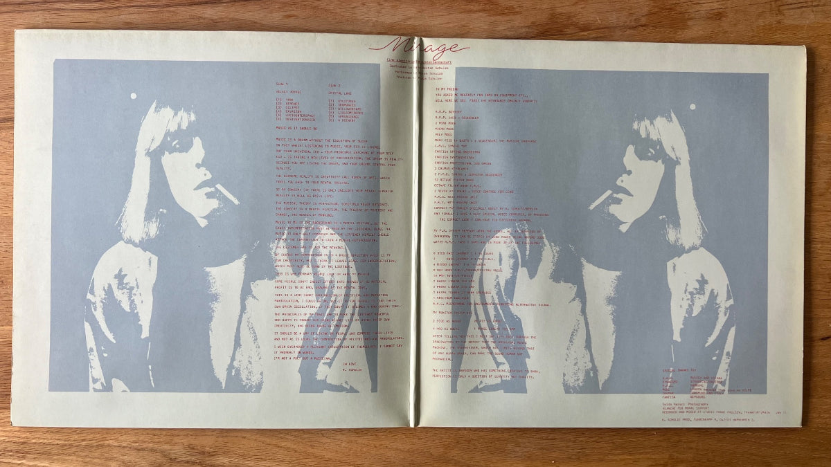 Klaus Schulze - Mirage / D-Press. RE - (M-/VG++)