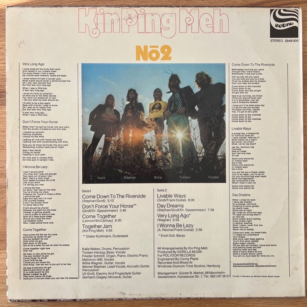 Kin Ping Meh - No. 2 / 1. D-Press. 1972 - (M-/VG+)