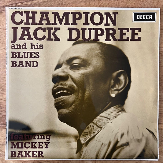 Champion Jack Dupree et son groupe de blues - Same /1. Pressage britannique. 1968 - (M-/M-)