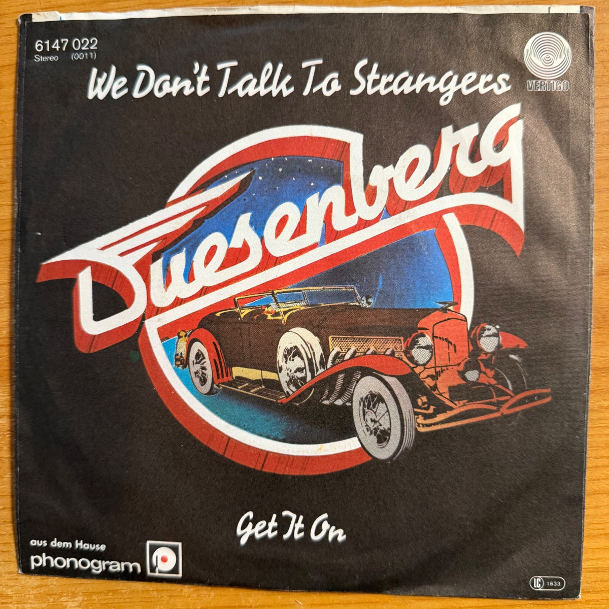 Duesenberg - Get It On / 1. D-Press. 1979 - (M-/VG+)