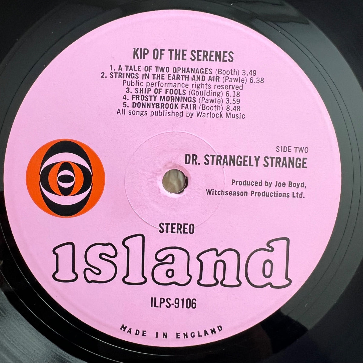 Dr. Strangely Strange - Kip Of The Senses / 1. UK-Press. 1969 - (VG++/VG++)