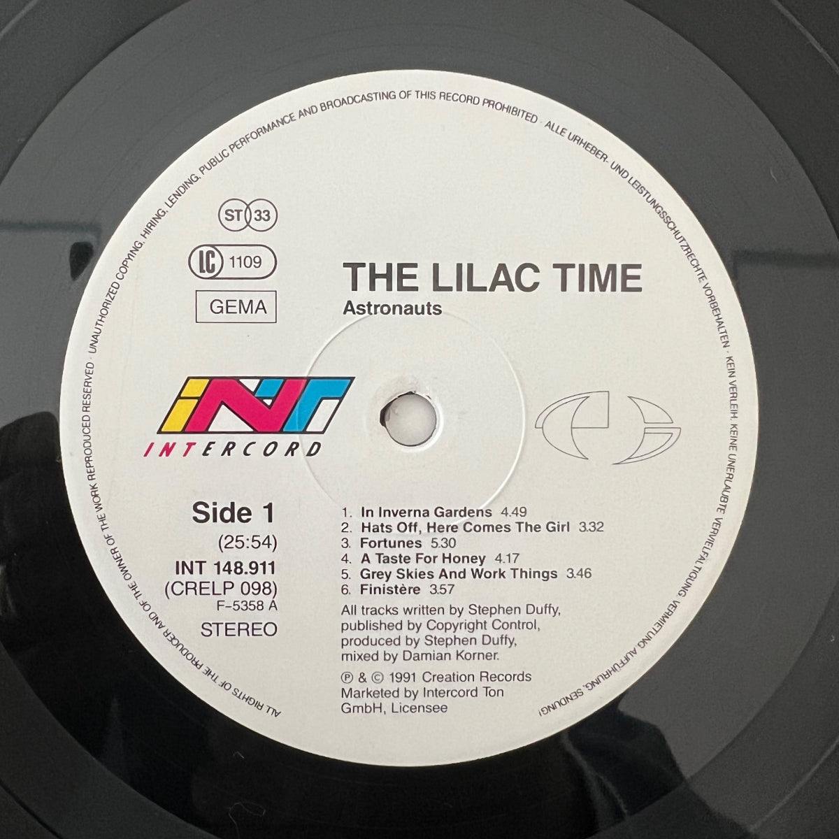 Lilac Time - Astronauts / 1. D-Press. 1991 - (M-/M-)
