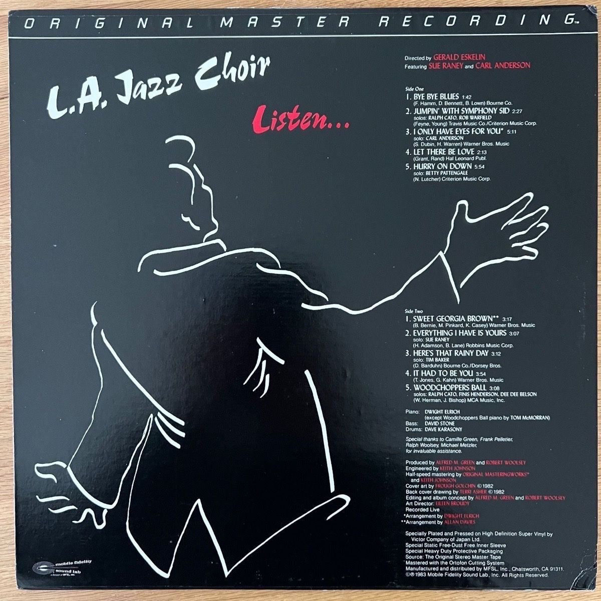 L.A. Jazz Choir - Listen / Audiophile MFSL-Press. 1983 - (M-/VG+)