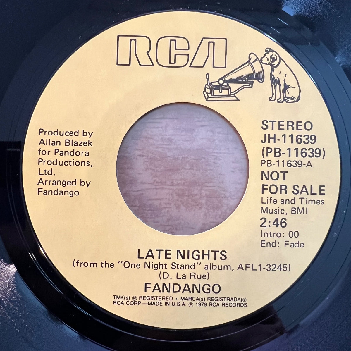 Fandango - Late Nights / US-Promo 1979 - (M-/Neutral)
