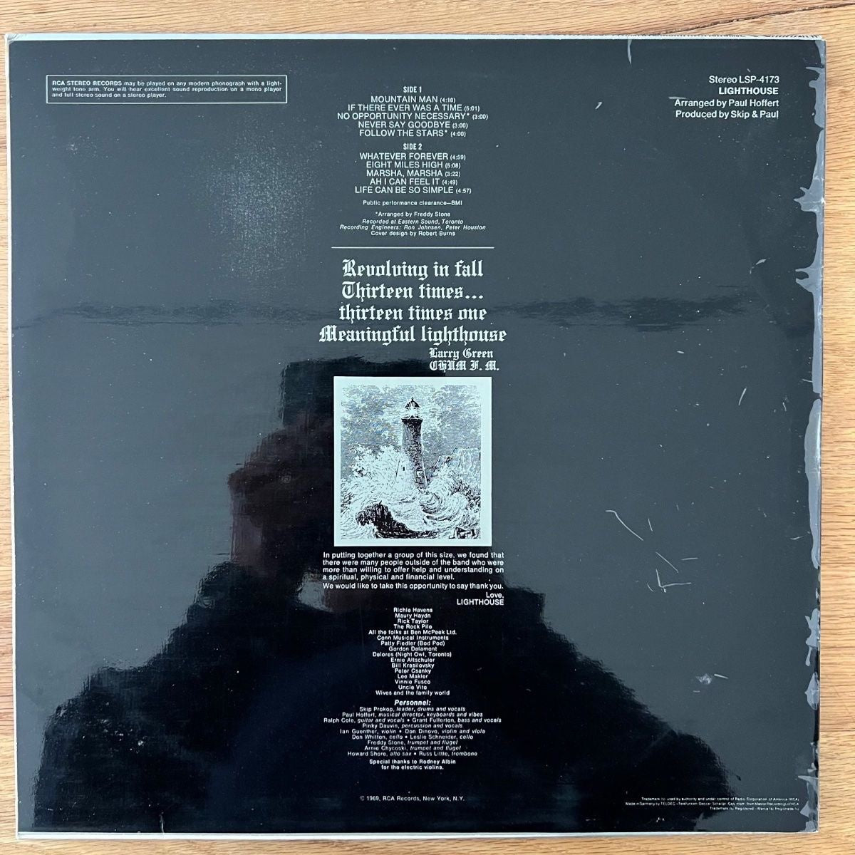Lighthouse - Same / 1. D-Press. 1969 - (M-/VG++)