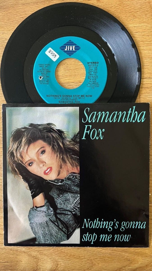 Samantha Fox - Nothing's Gonna Stop Me Now / 1. US-Press. 1987 - (M-/M-)