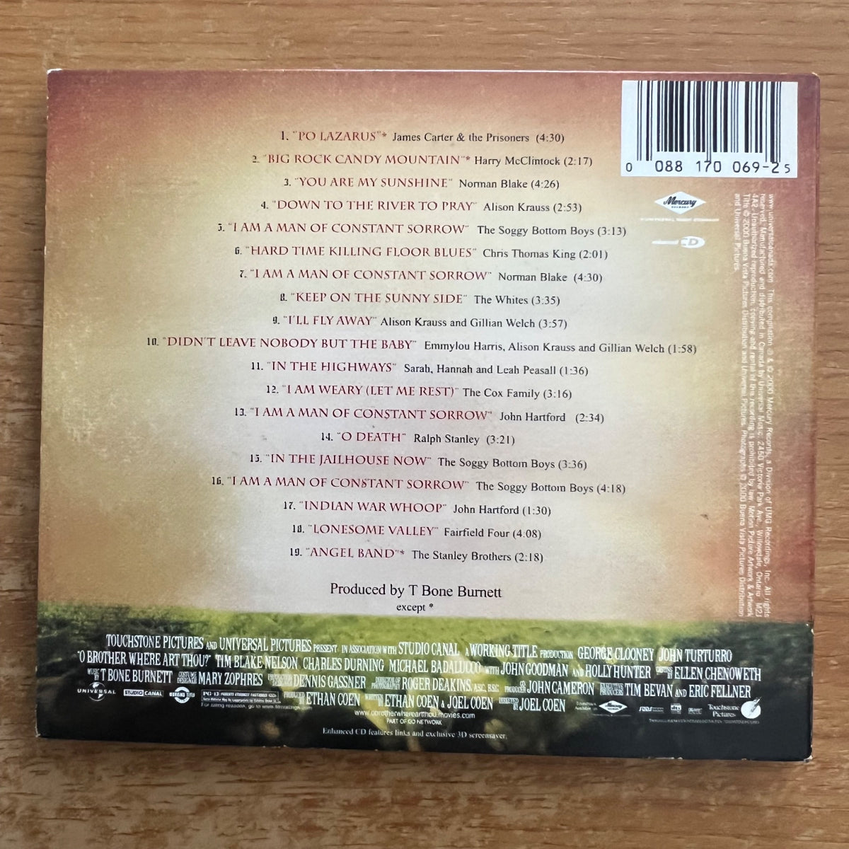 Various - O Brother, Where Art Thou? / CD - 1. US-Press. 2000 - Digipak - (M-/M-)