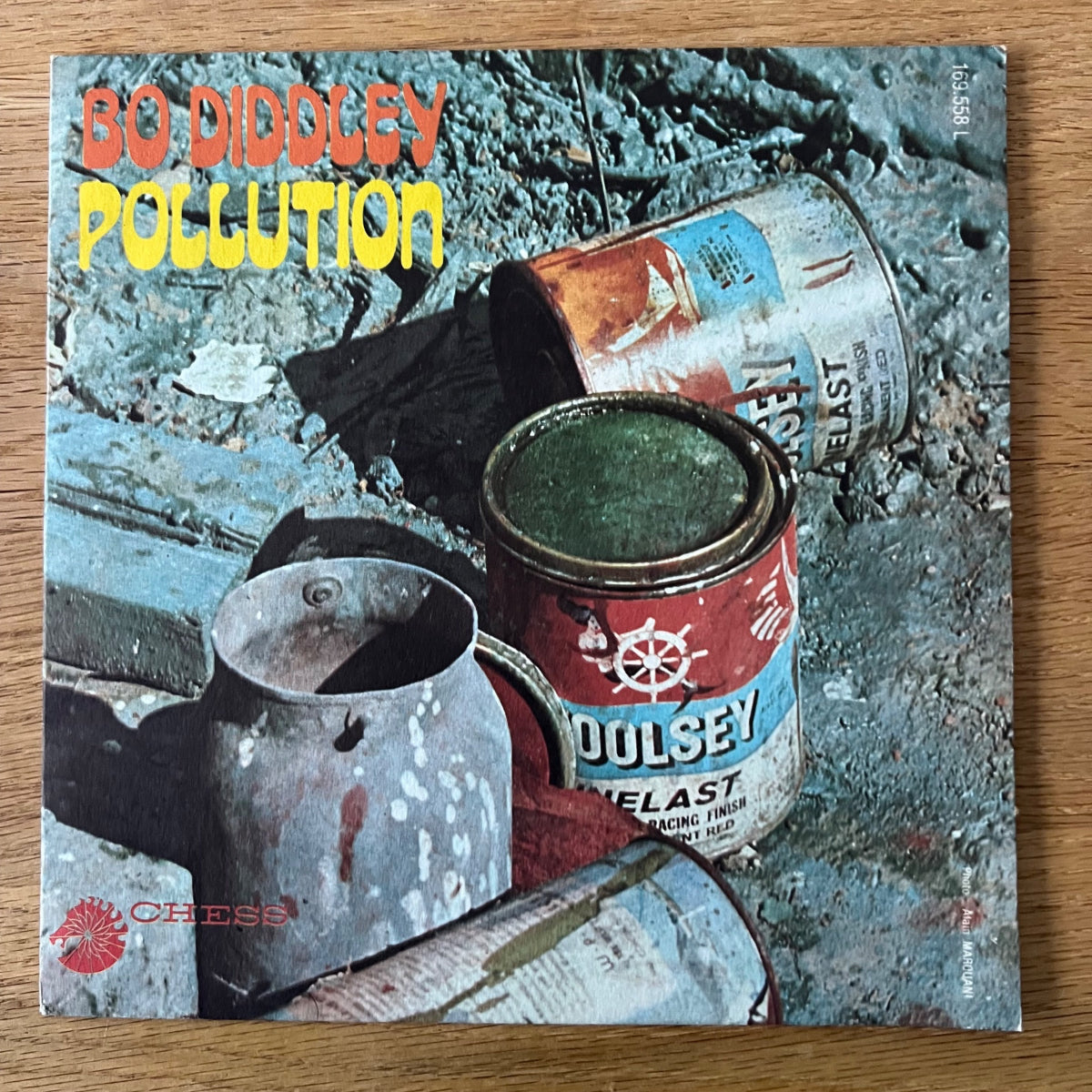 Bo Diddley - Pollution / 1. France-Press. 1972 - (M-/VG++)