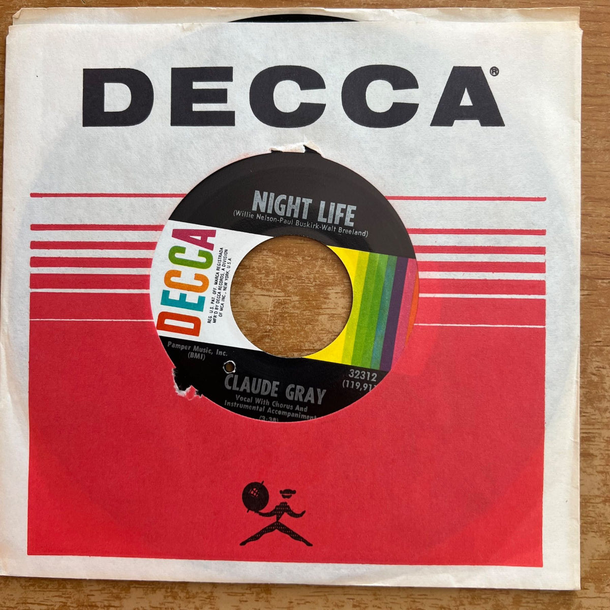 Claude Gray - Night Life / 1. US-Press. 1968 - (M-/VG++)