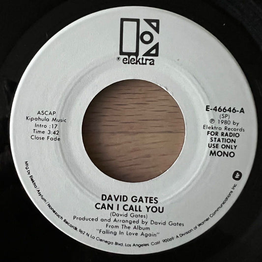 David Gates - Can I Call You / US-Promo 1980 - (M-/Neutral)