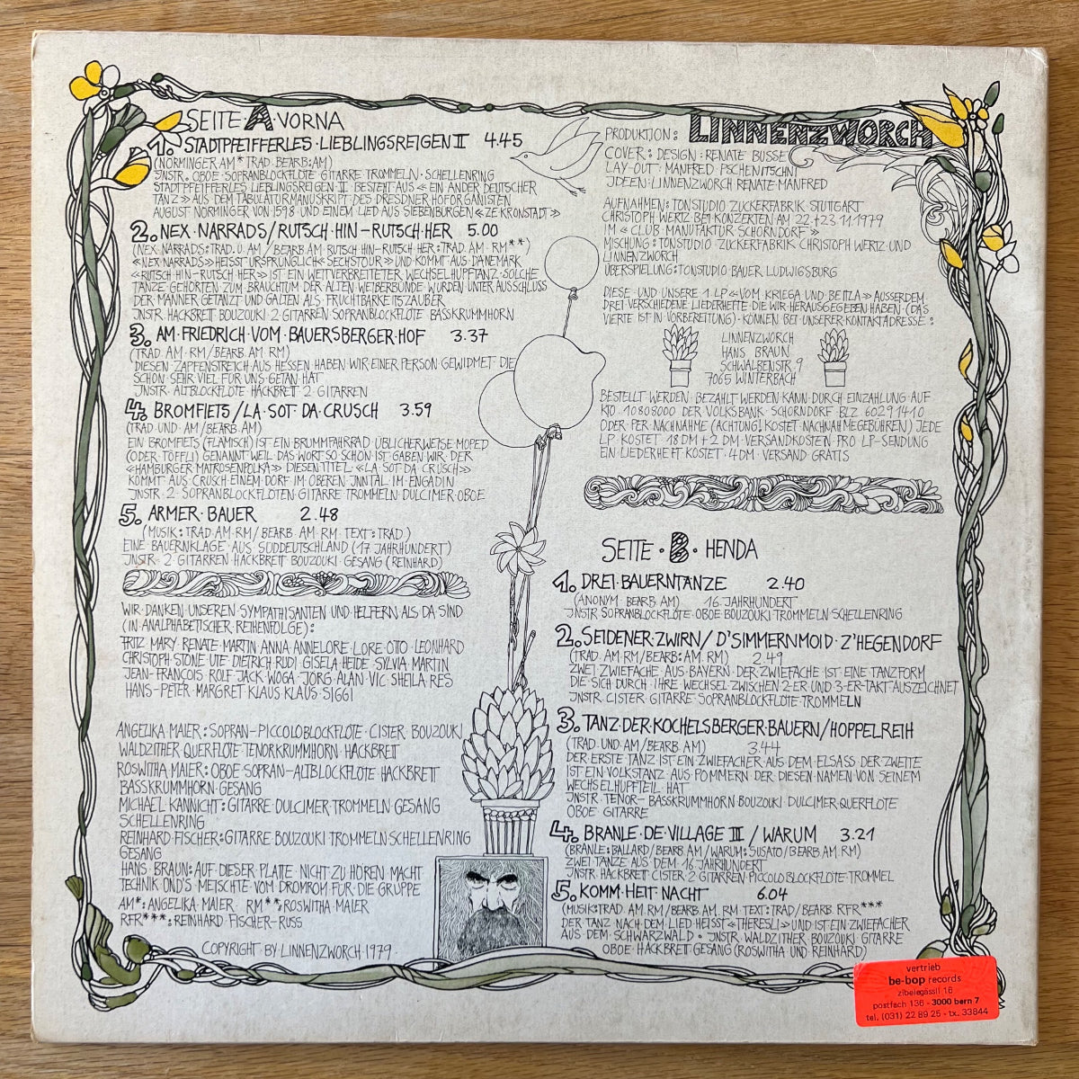 Linnenzworch - G'hopft Wie G'schpronga / 1. D-Press. 1979 - (VG++/VG++)