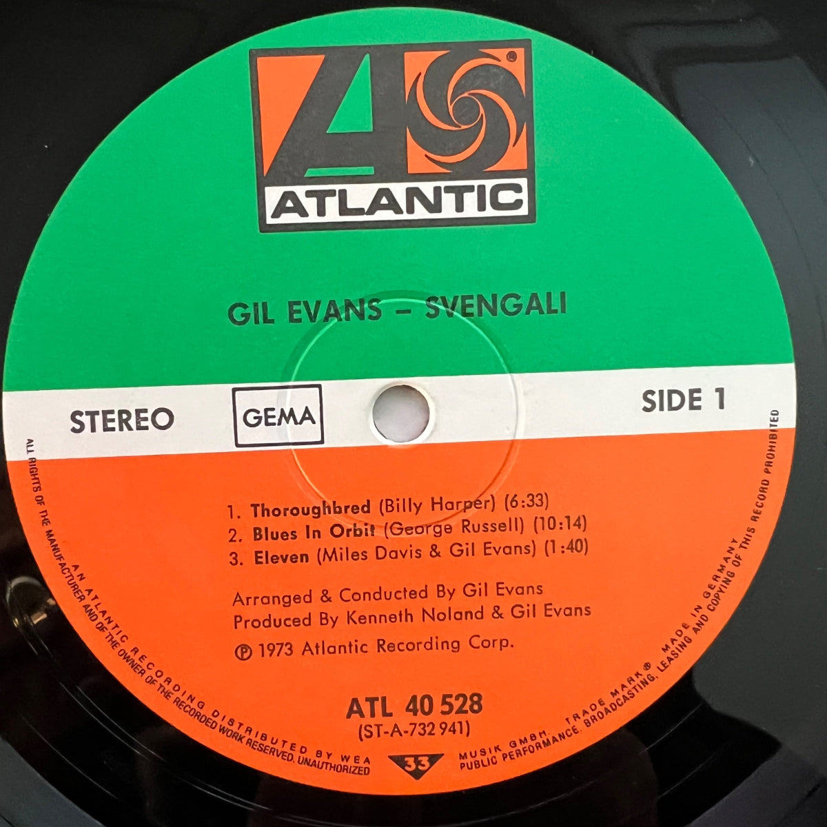 Gil Evans - Svengali / 1. D-Press. 1973 - Nice Copy