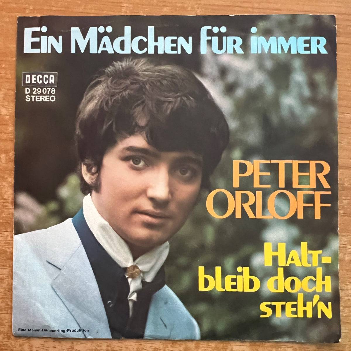 Peter Orloff - Ein Mädchen Für Immer / 1. D-Press. 1971 - (VG++/VG++)