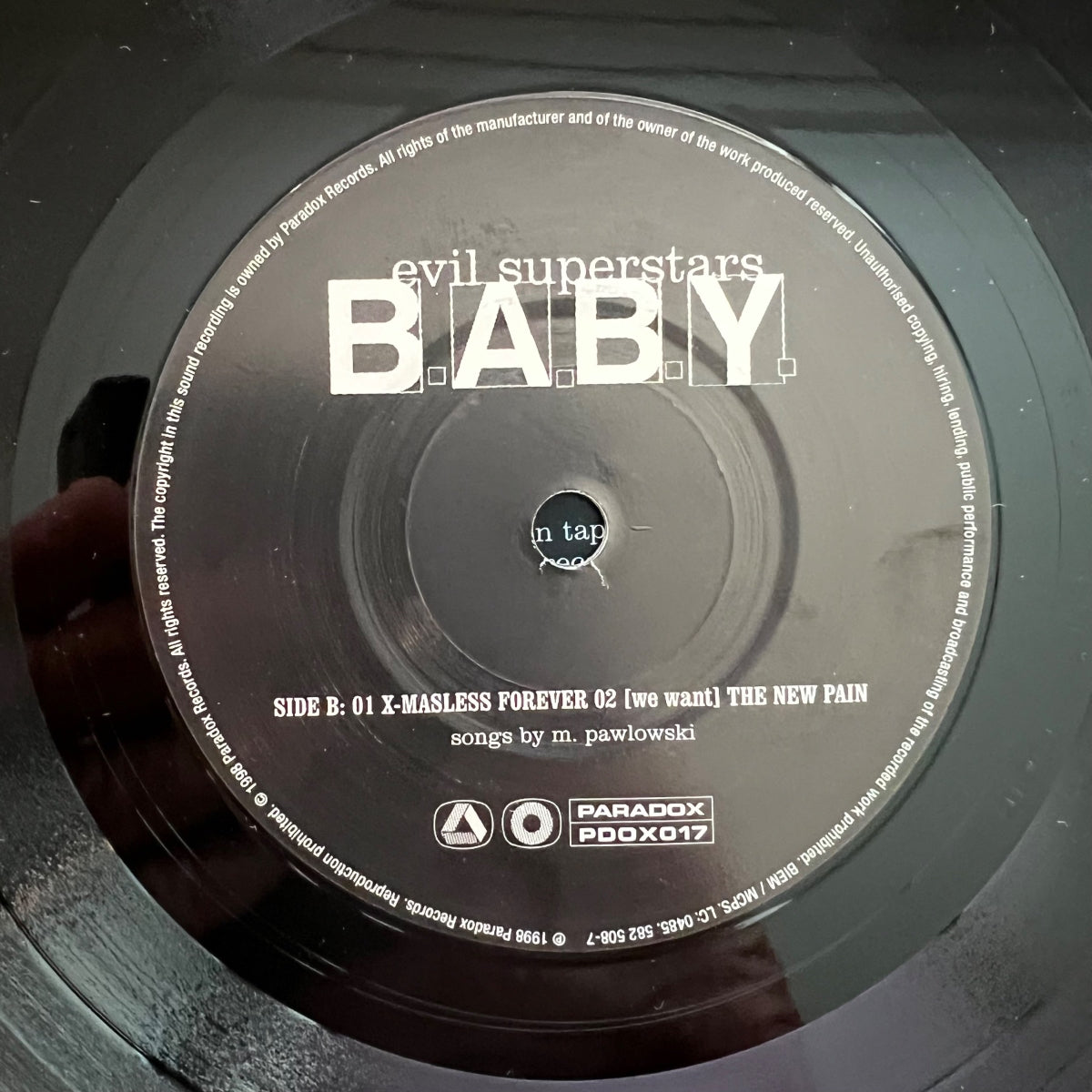 Evil Superstars - B.A.B.Y / 1. UK-Press. 1998 - (M-/M-)