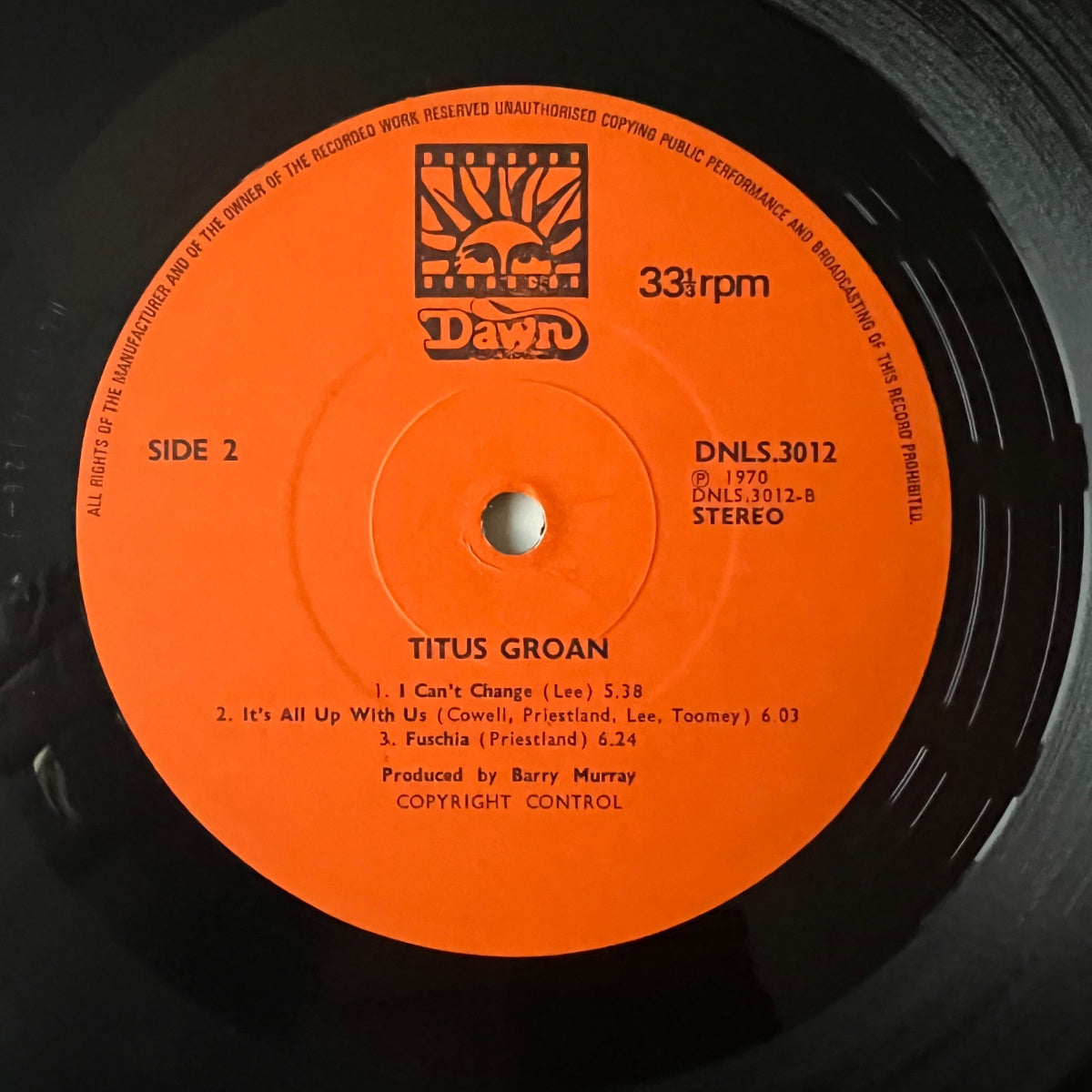 Titus Groan - Same / 1. UK-Press. 1970 - (M-/M-)