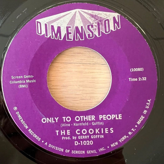 Cookies - Girls Grow Up Faster Than Boys / 1. US-Press. 1963 - (M-/Neutral)