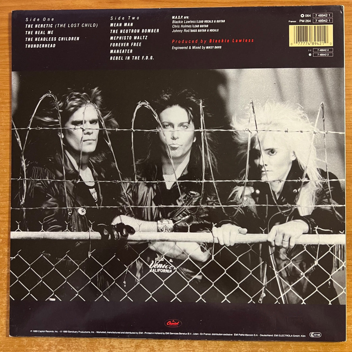 W.A.S.P. - The Headless Children / 1. D-Press. 1989 - (VG+/M-)