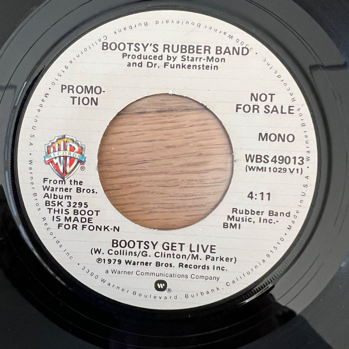 Bootsy's Rubber Band - Bootsy Get Live / US-Promo 1979 - (VG++/Neutral)