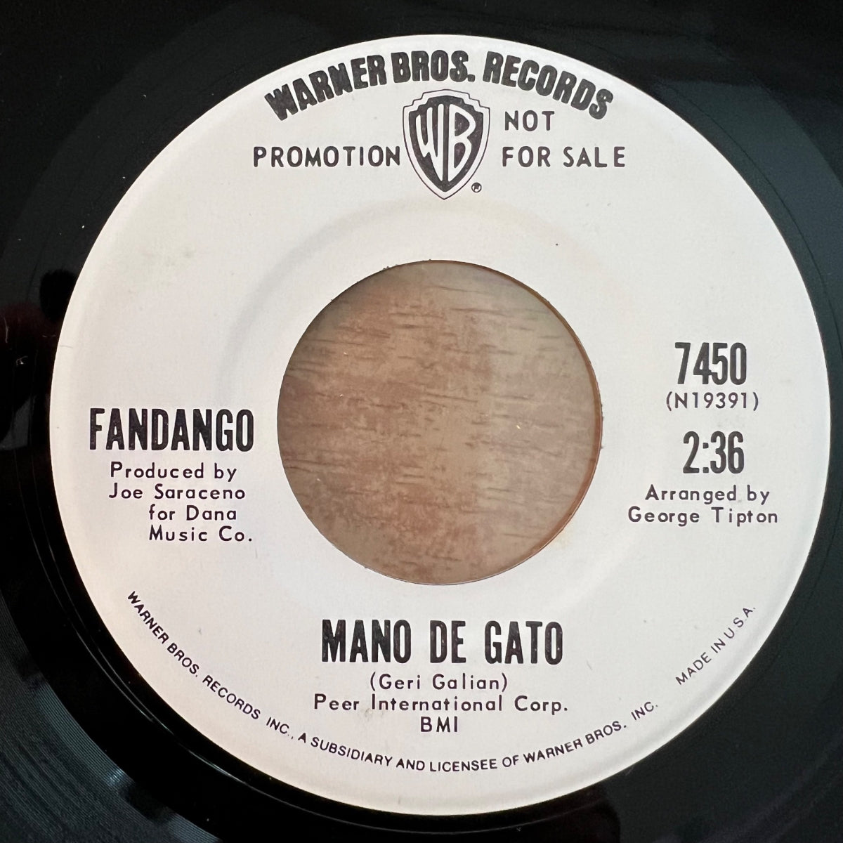 Fandango - Macho / US-Promo 1971 -(M-/Neutral)