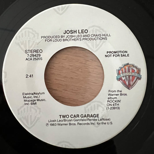 Josh Leo - Two Car Garage / US-Promo 1983 - (M-/Neutral)