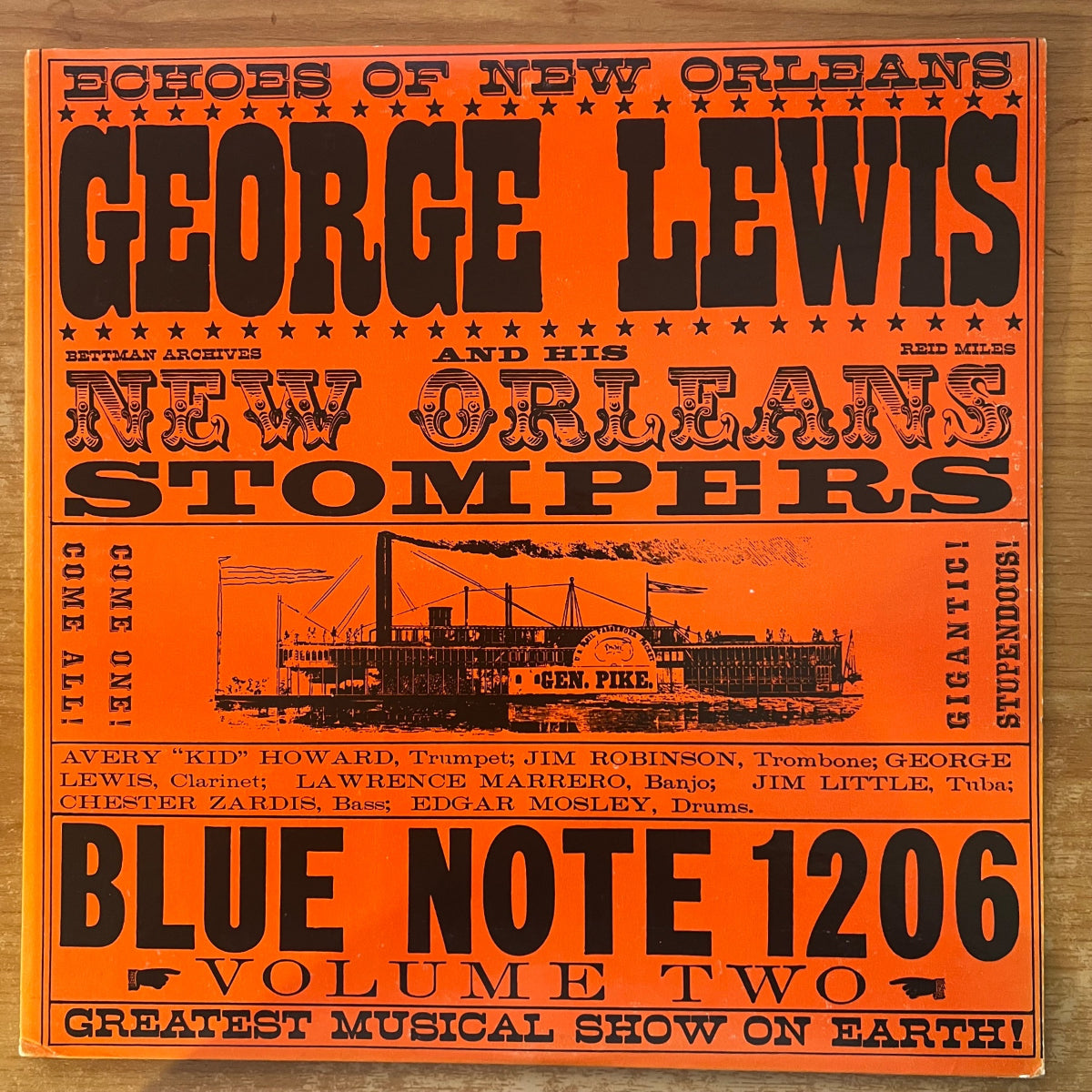 George Lewis & His New Orleans Stompers - Vol. 2 / US-Press. 1962 - (M-/VG++)