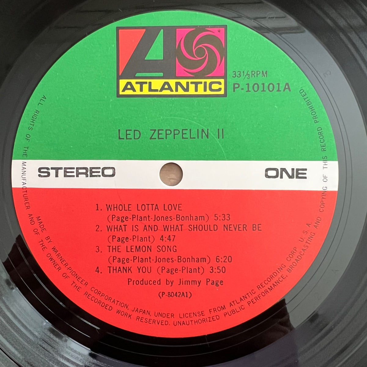 Led Zeppelin - II / Japan-Press. 1976 - (M-/M-)