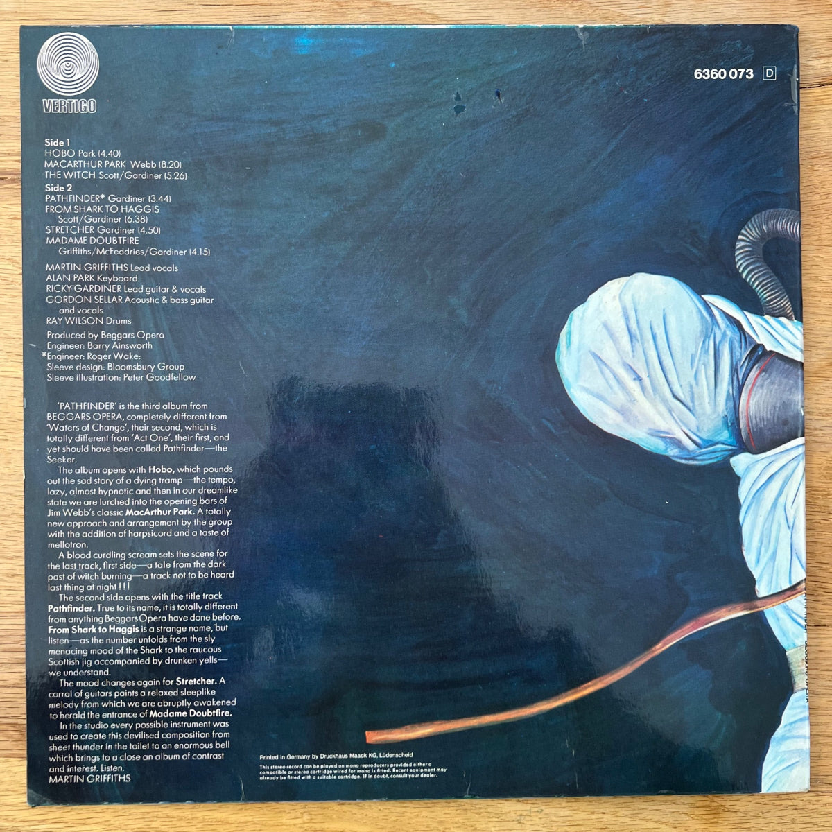 Beggars Opera - Pathfinder / 1. D-Press. 1972 incl. Poster - (M-/M-)