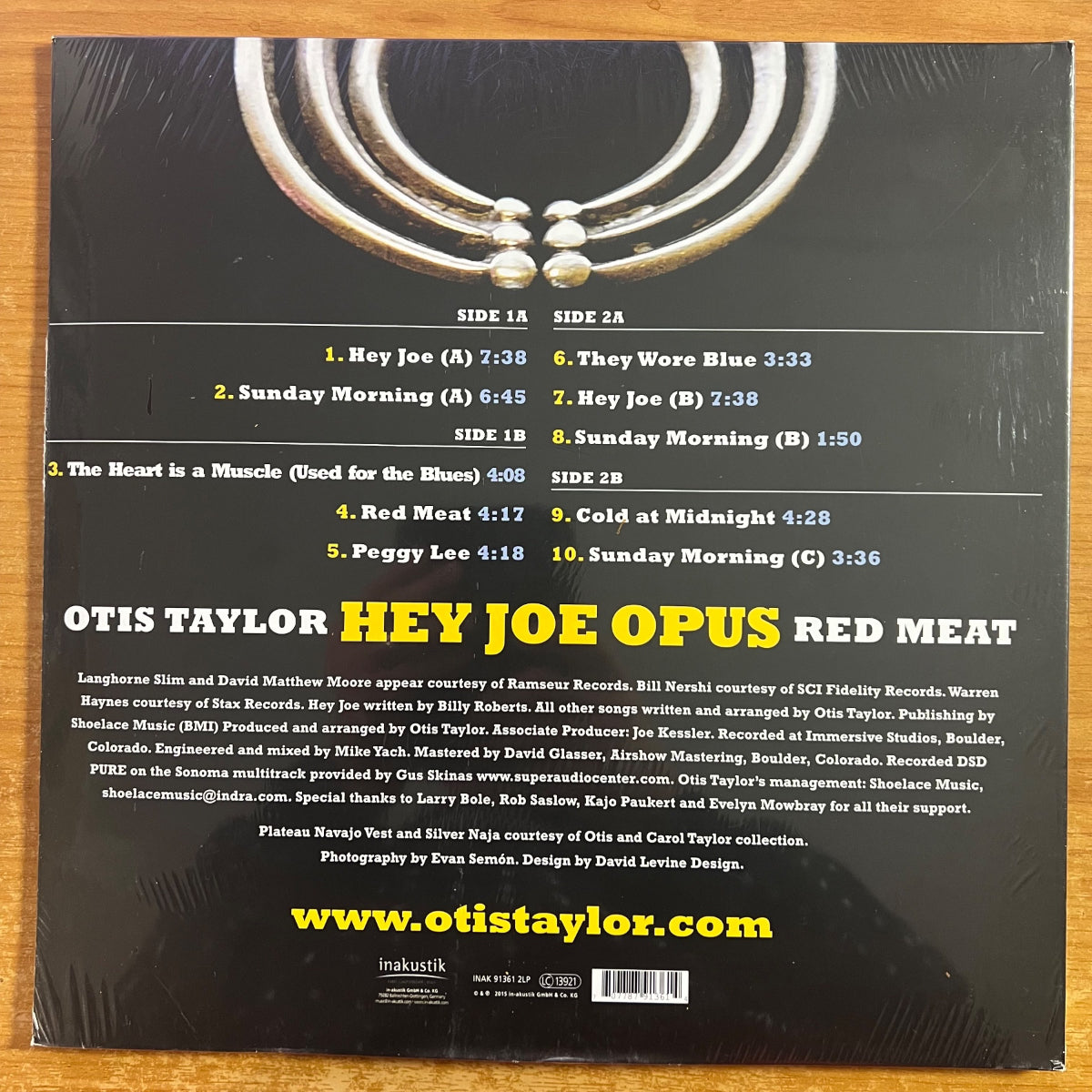 Otis Taylor - Hey Joe Opus , Red Meat / 1. D-Press. 2015 - (Mint & Sealed)