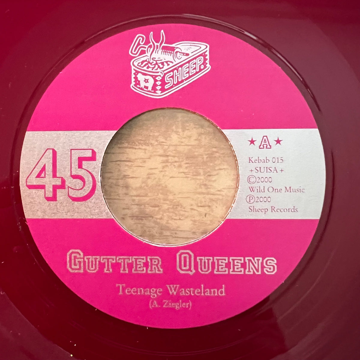 Gutter Queens - Teenage Wasteland / 1. Swiss-Press. 2000 - Purple Vinyl - (Mint)