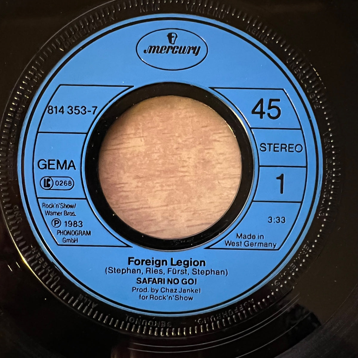 Safari No Go - Foreign Legion / 1. D-Press. 1983 - (VG++/VG+)