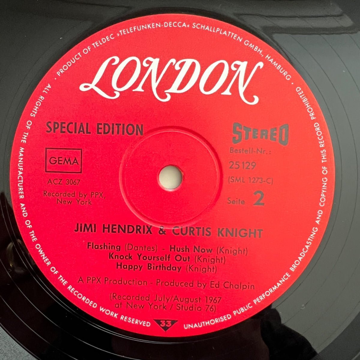 Jimi Hendrix & Curtis Knight - Same / 1. Swiss-Press. 197? - (M-/M-)