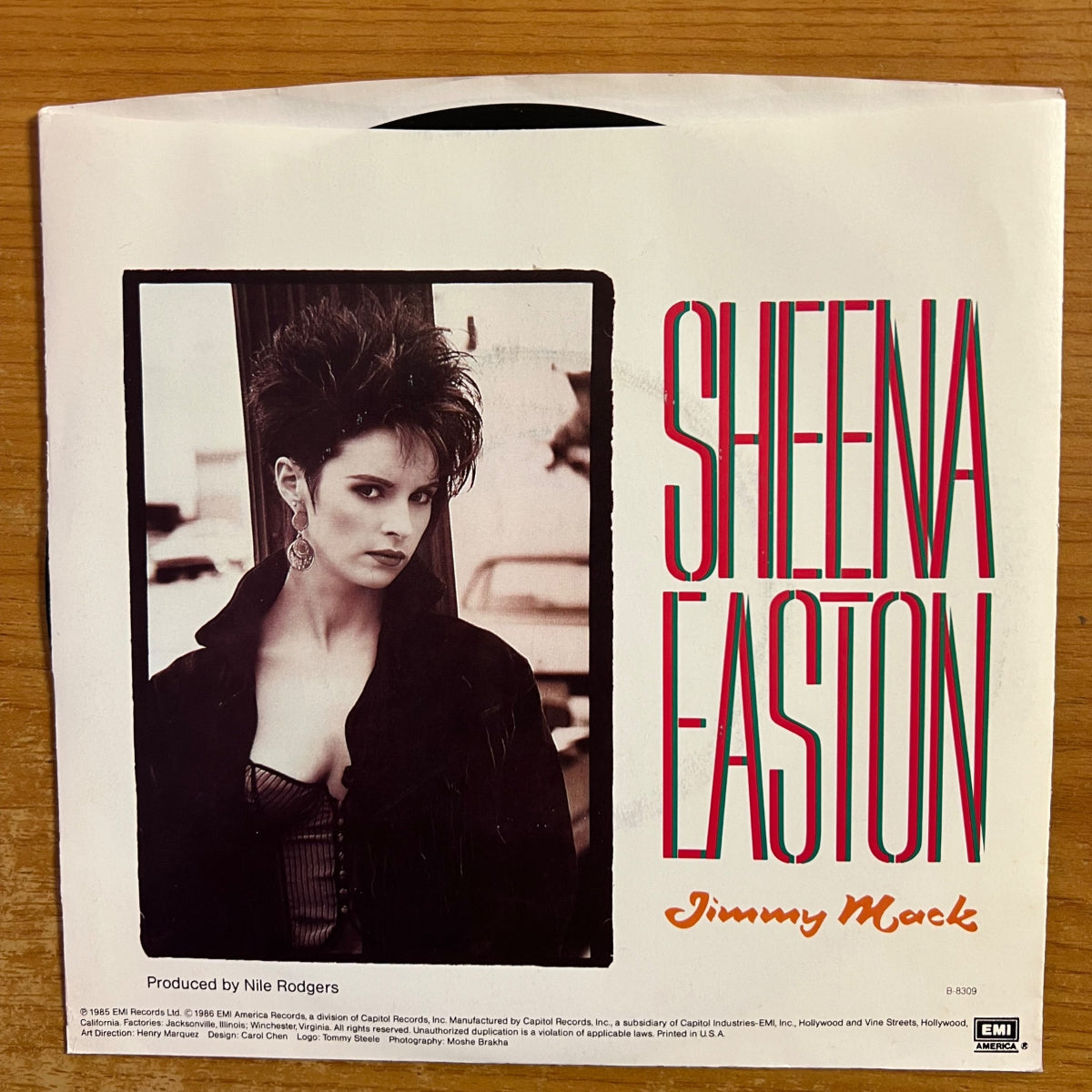 Sheena Easton - Jimmy Mack / 1. US-Press. 1986 - (M-/M-)