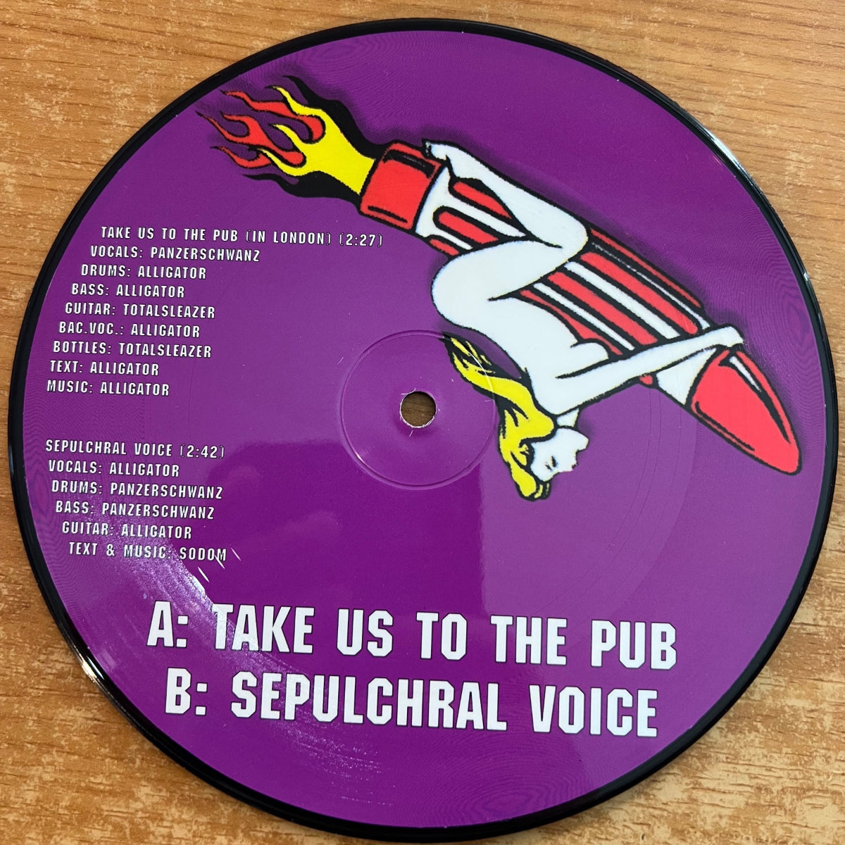 Desekrator - Take Us To The Pub / 1. NL-Press. 1999 - Picture-Disc - (Mint)