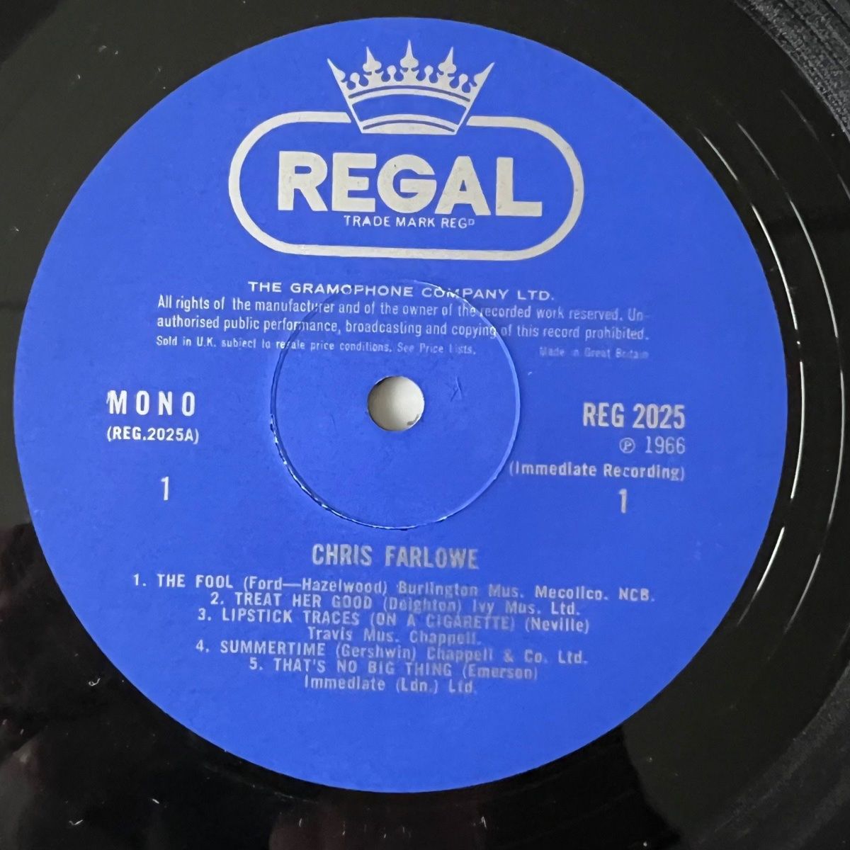 Chris Farlowe - Same / 1. UK-Press. 1968